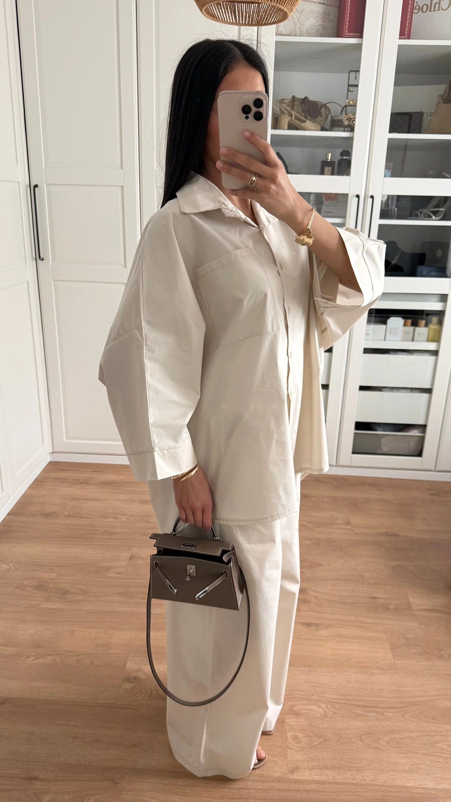 Ensemble Modest Oversize Crème - SAÏRYS