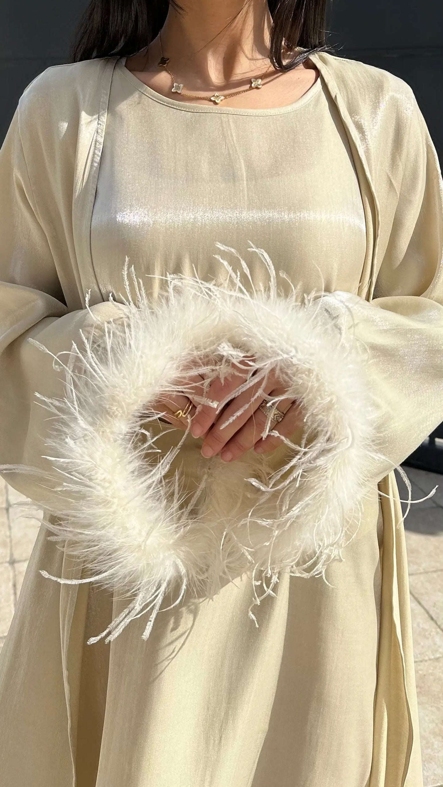 Kimono plume SAÏRYS