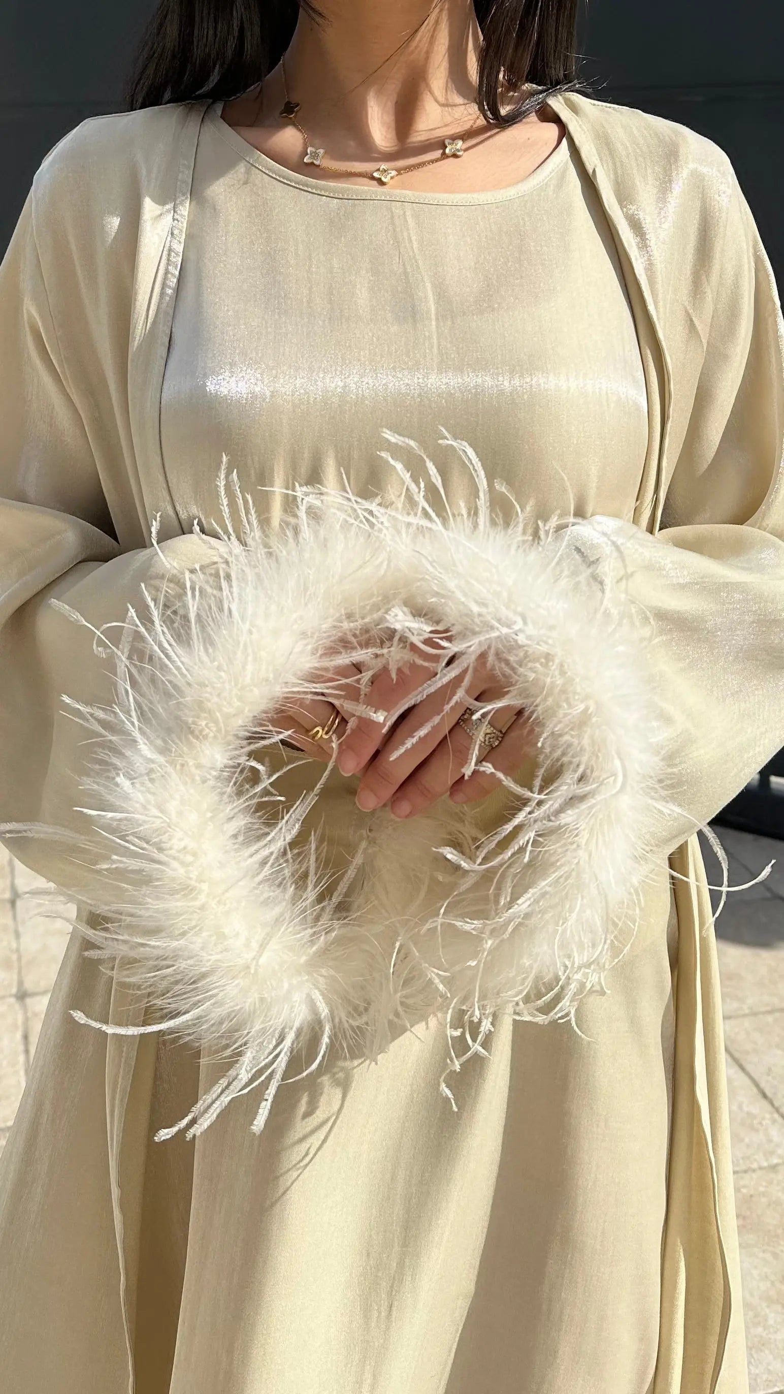 Kimono plume SAÏRYS