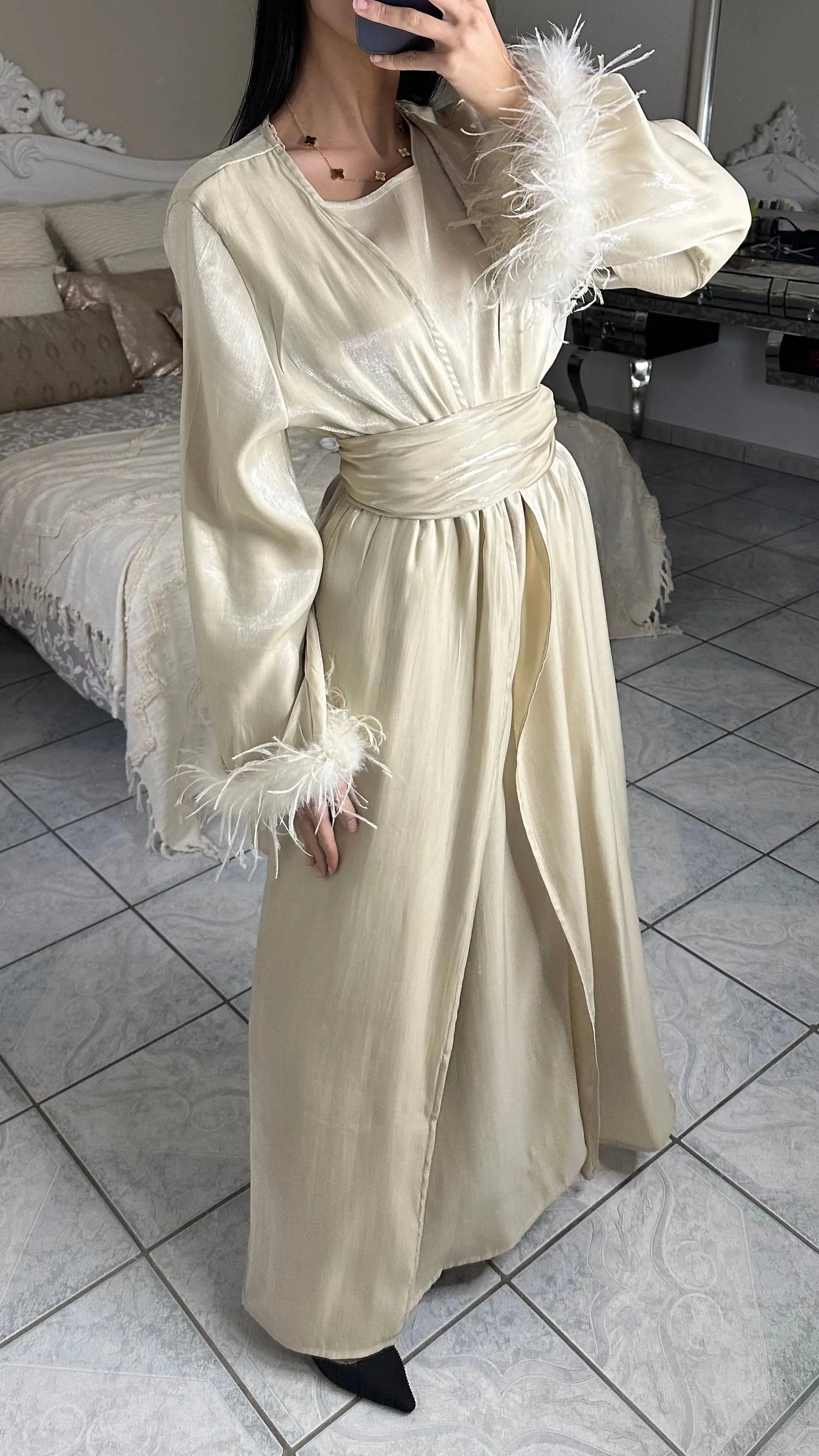 Kimono plume SAÏRYS