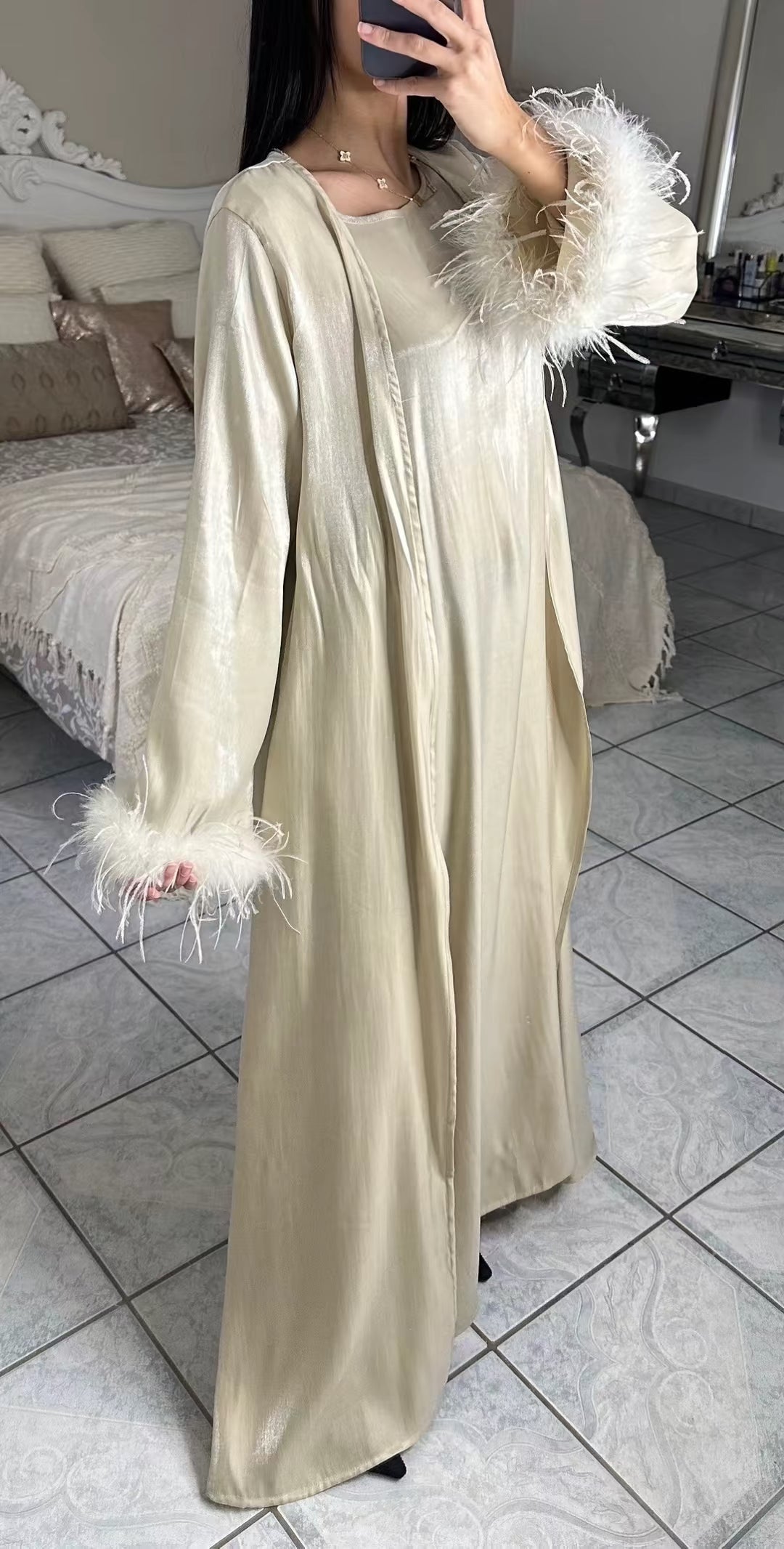 Kimono plume SAÏRYS