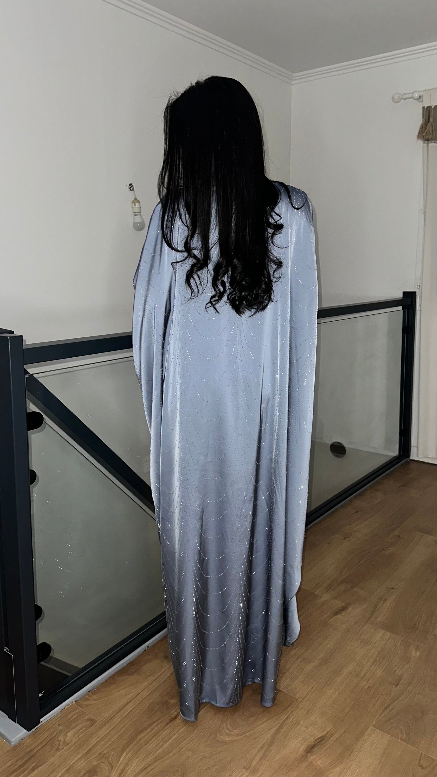 Abaya Nïya Bleu ciel SAÏRYS