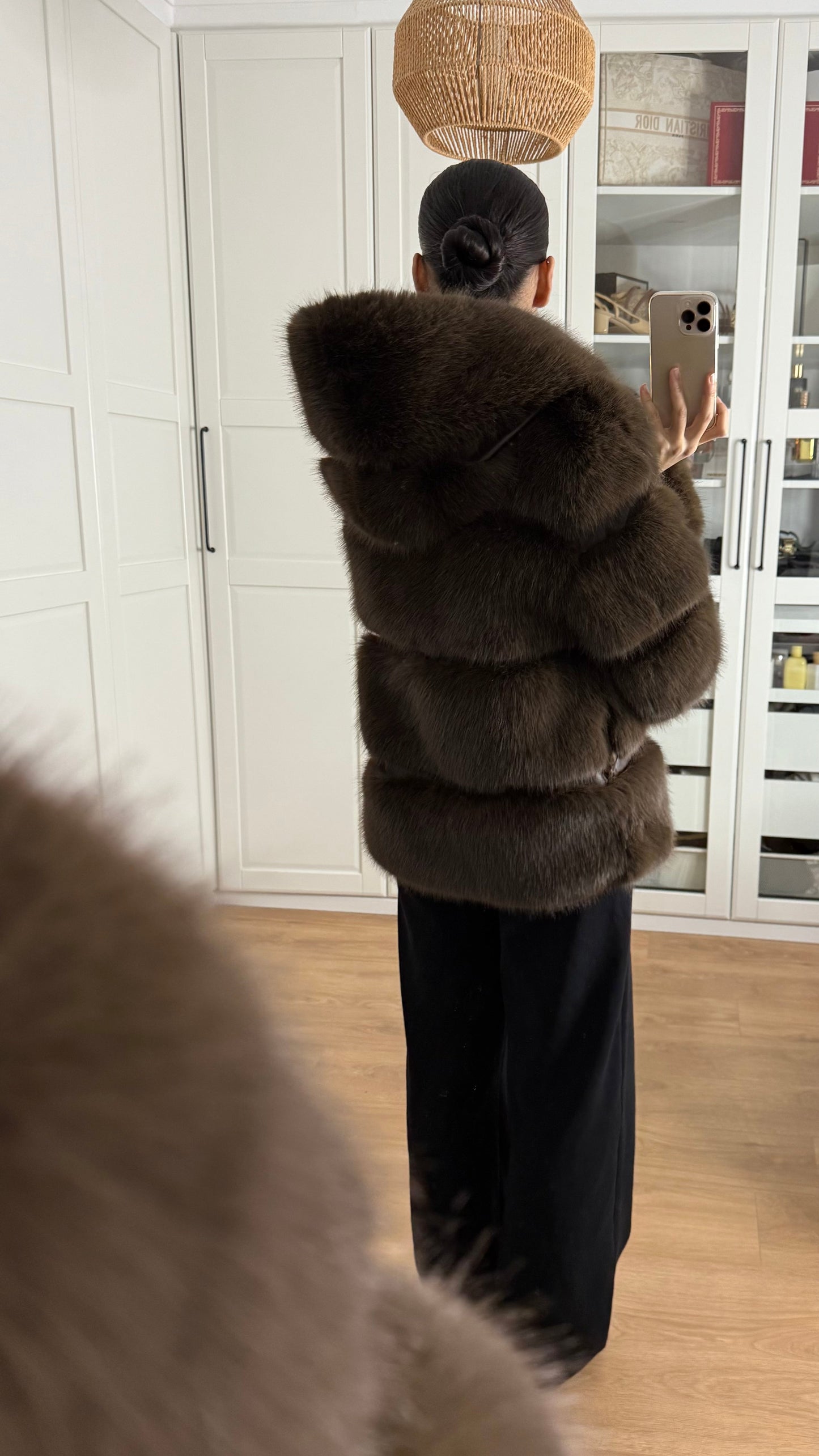 Fourrure à Zip Coffee SAÏRYS