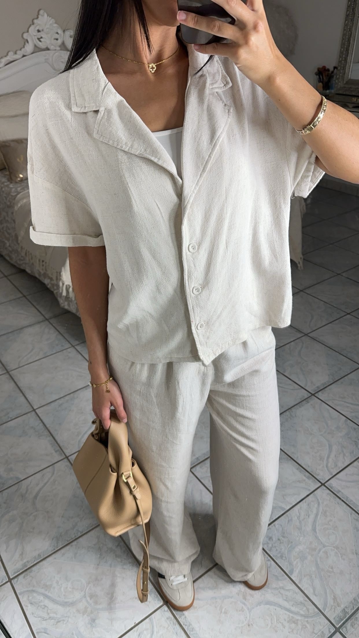 Chemise en lin SAÏRYS