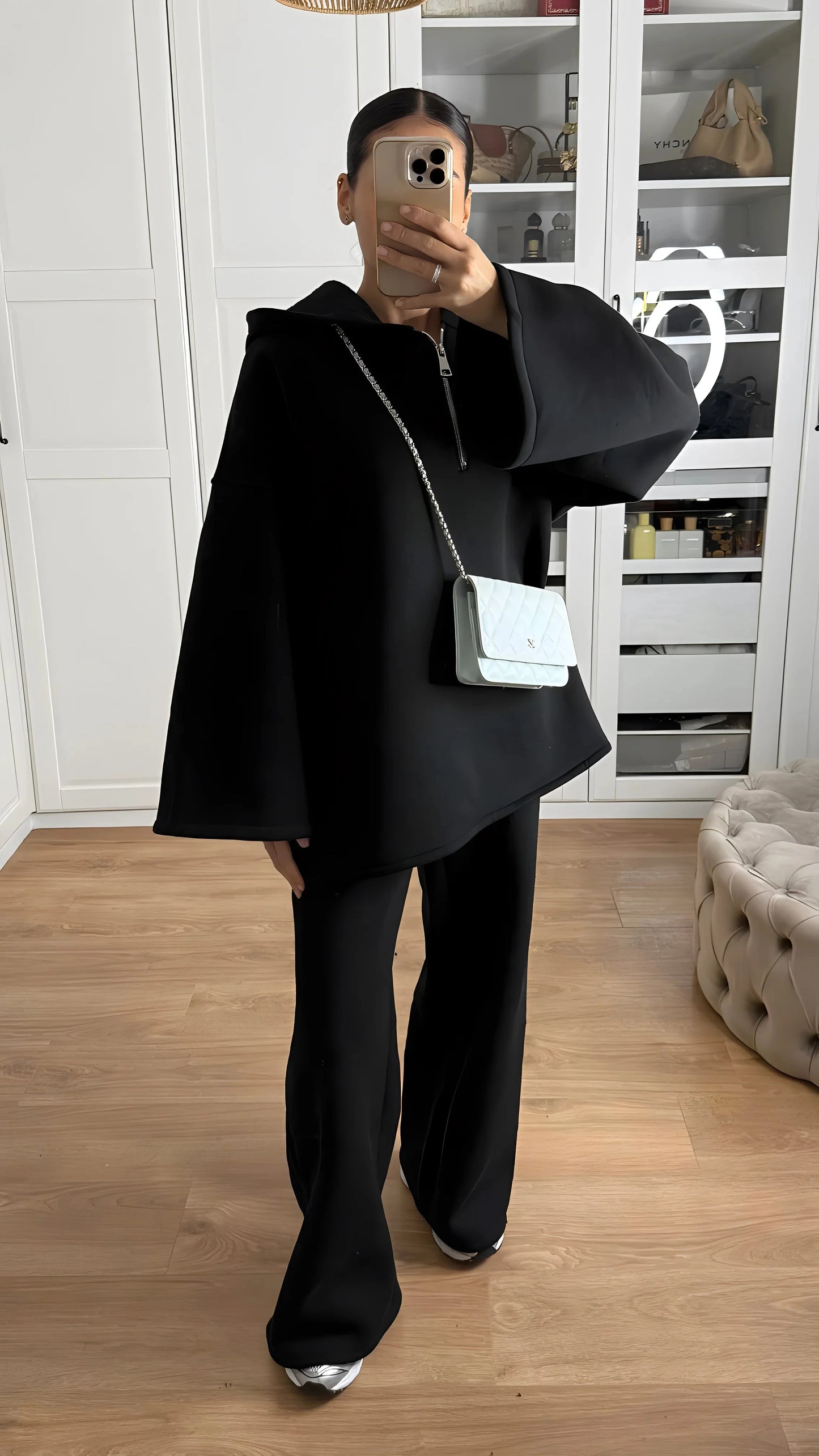 Ensemble Modeste à Capuche Noir SAÏRYS