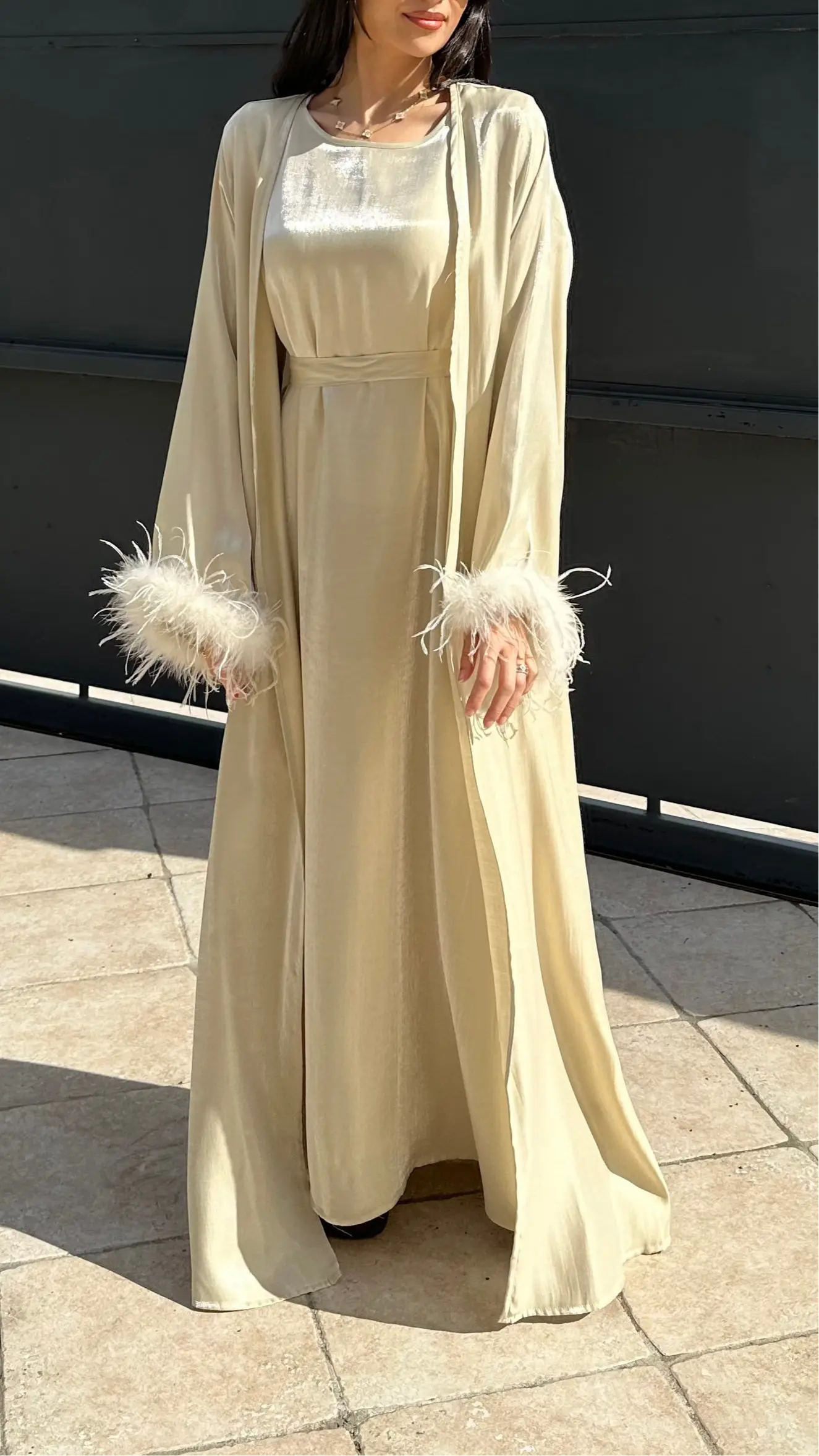 Kimono plume SAÏRYS