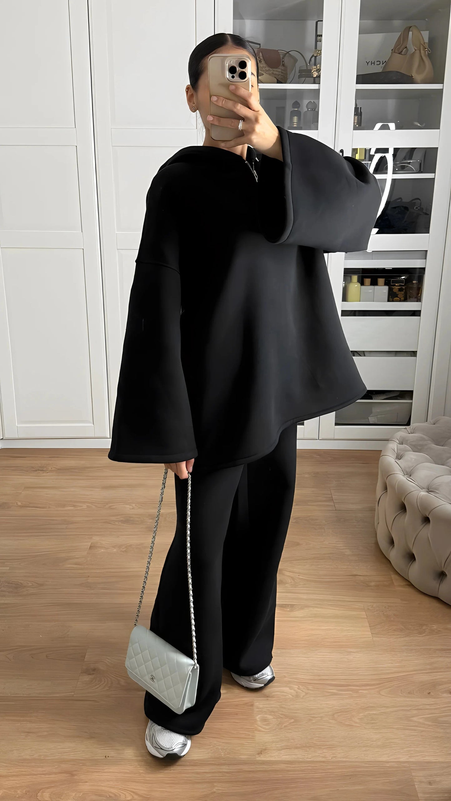 Ensemble Modeste à Capuche Noir SAÏRYS