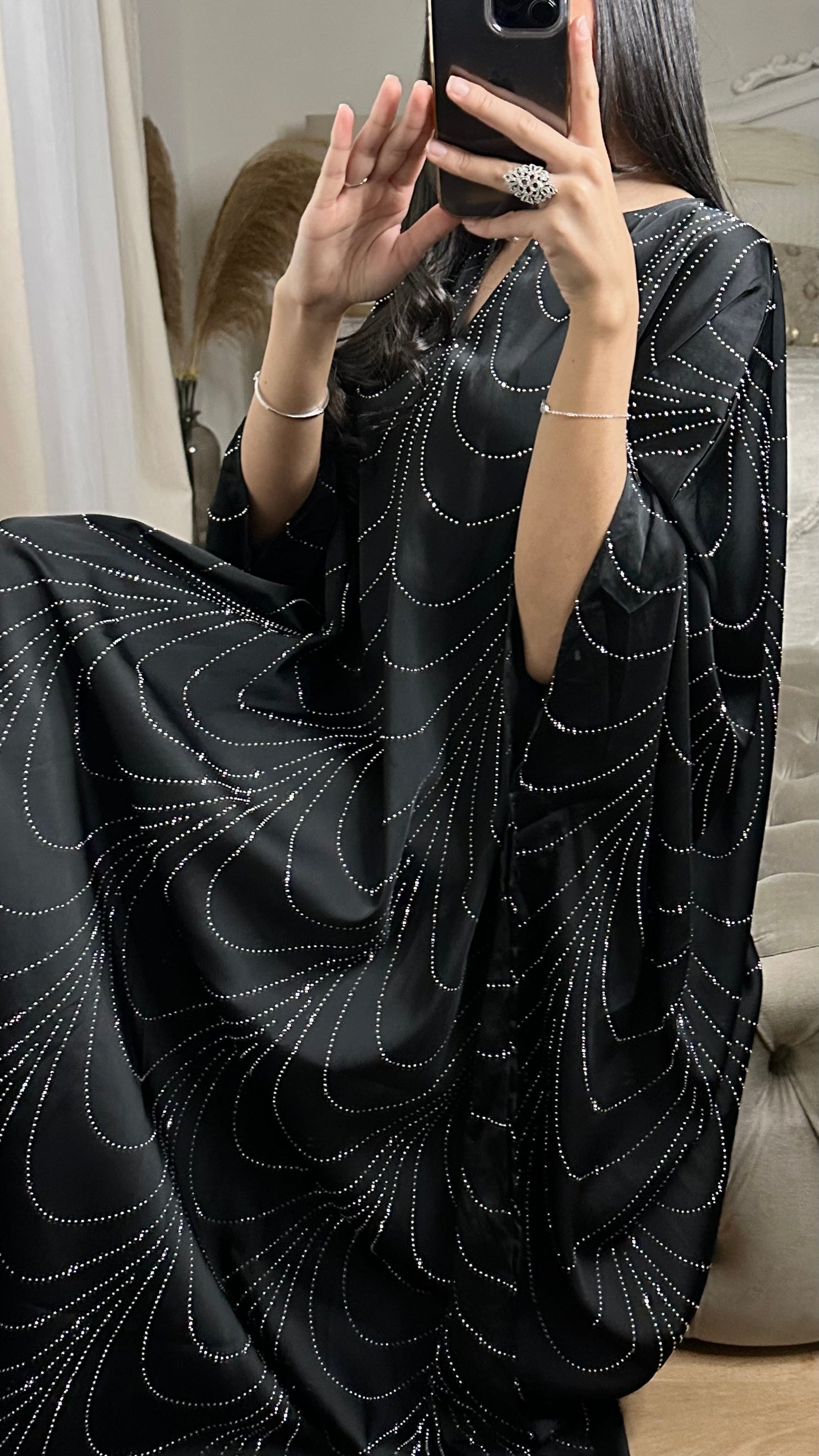 Abaya Nïya Noir SAÏRYS