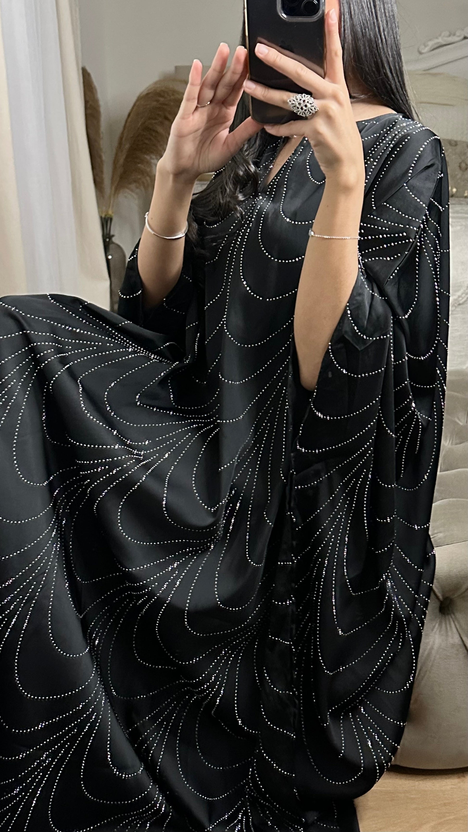 Abaya Nïya Noir SAÏRYS