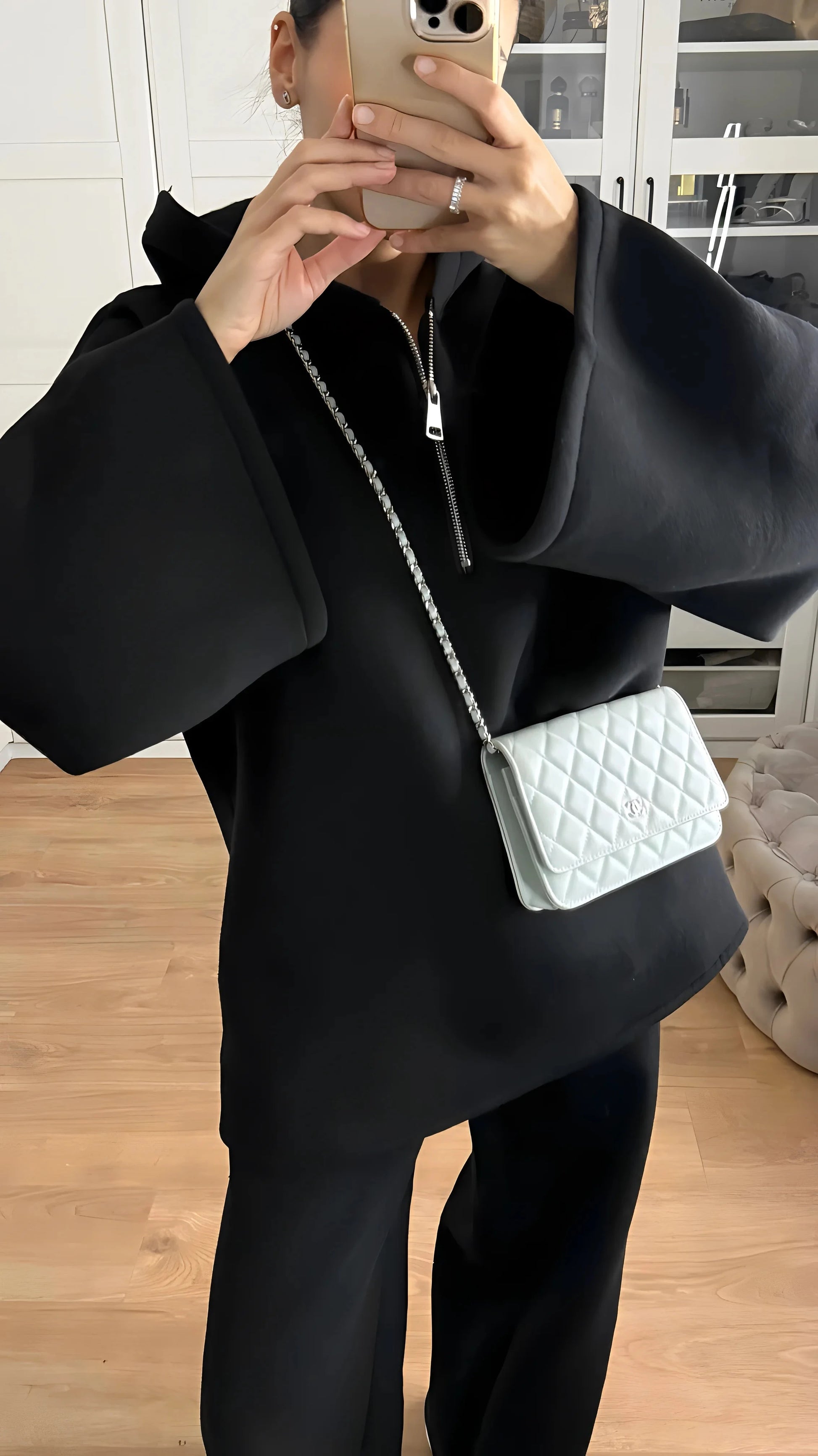 Ensemble Modeste à Capuche Noir SAÏRYS