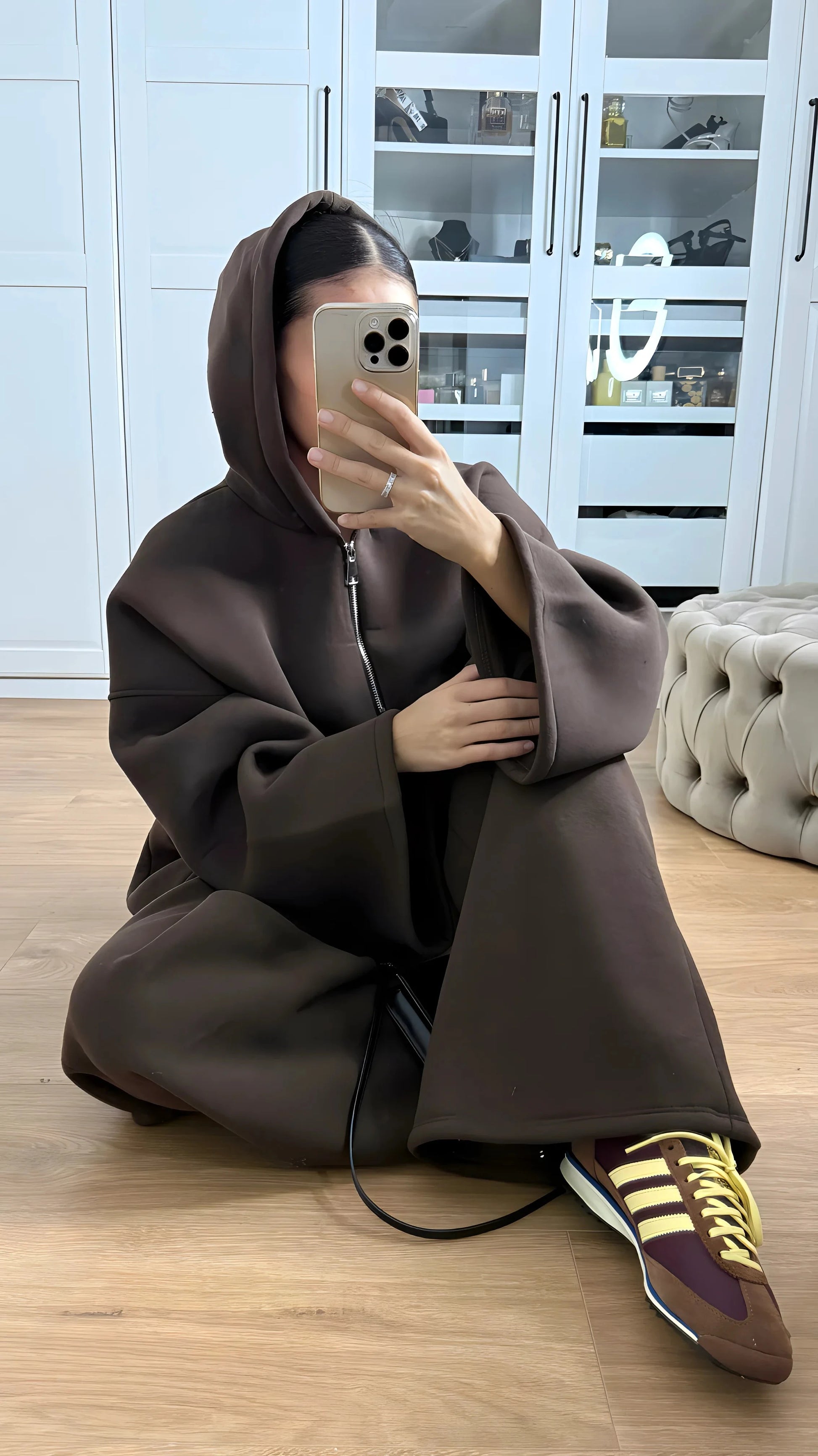 Ensemble Modeste à Capuche Marron SAÏRYS