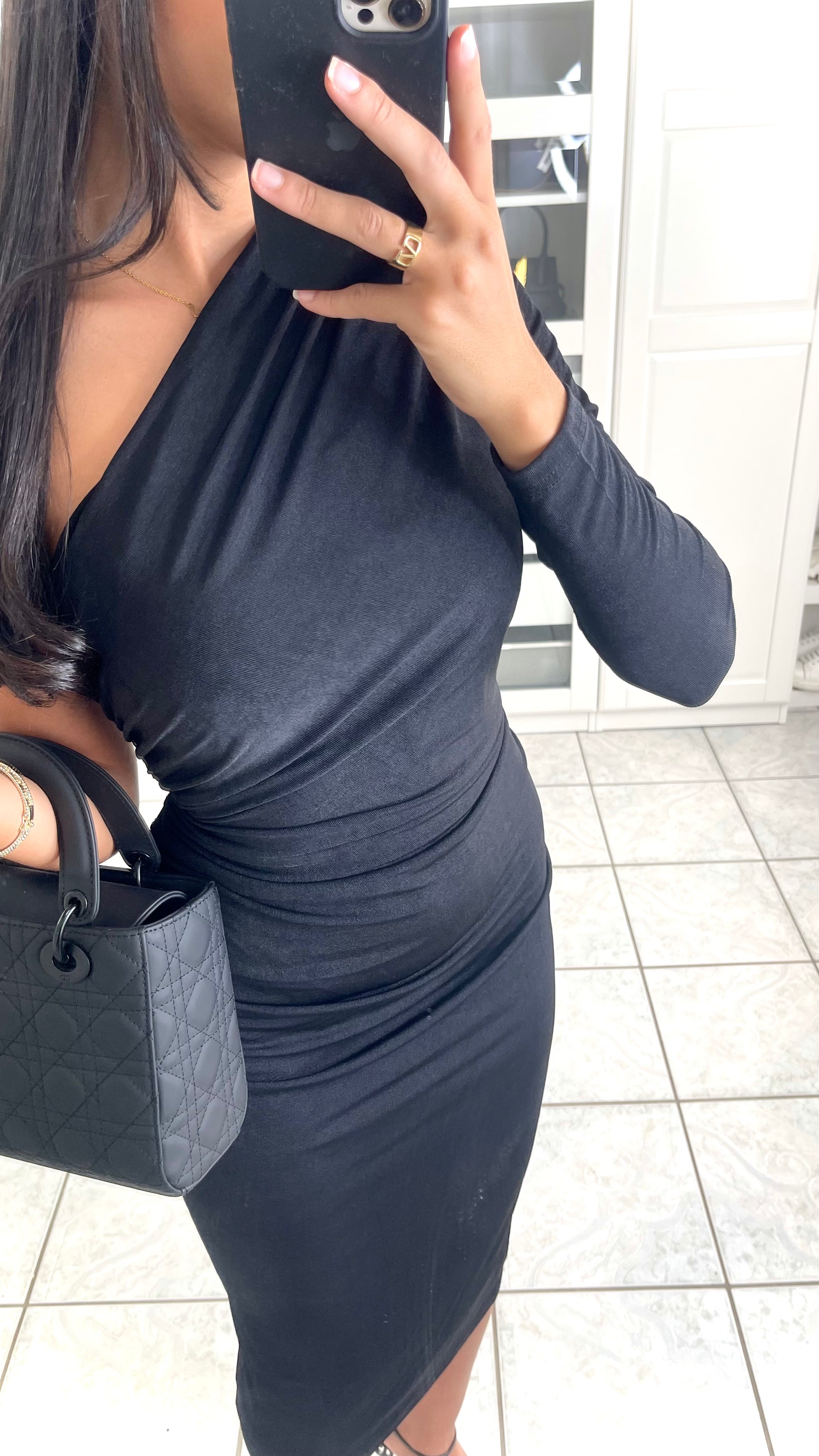 Robe asymétrique en tulle - SAÏRYS