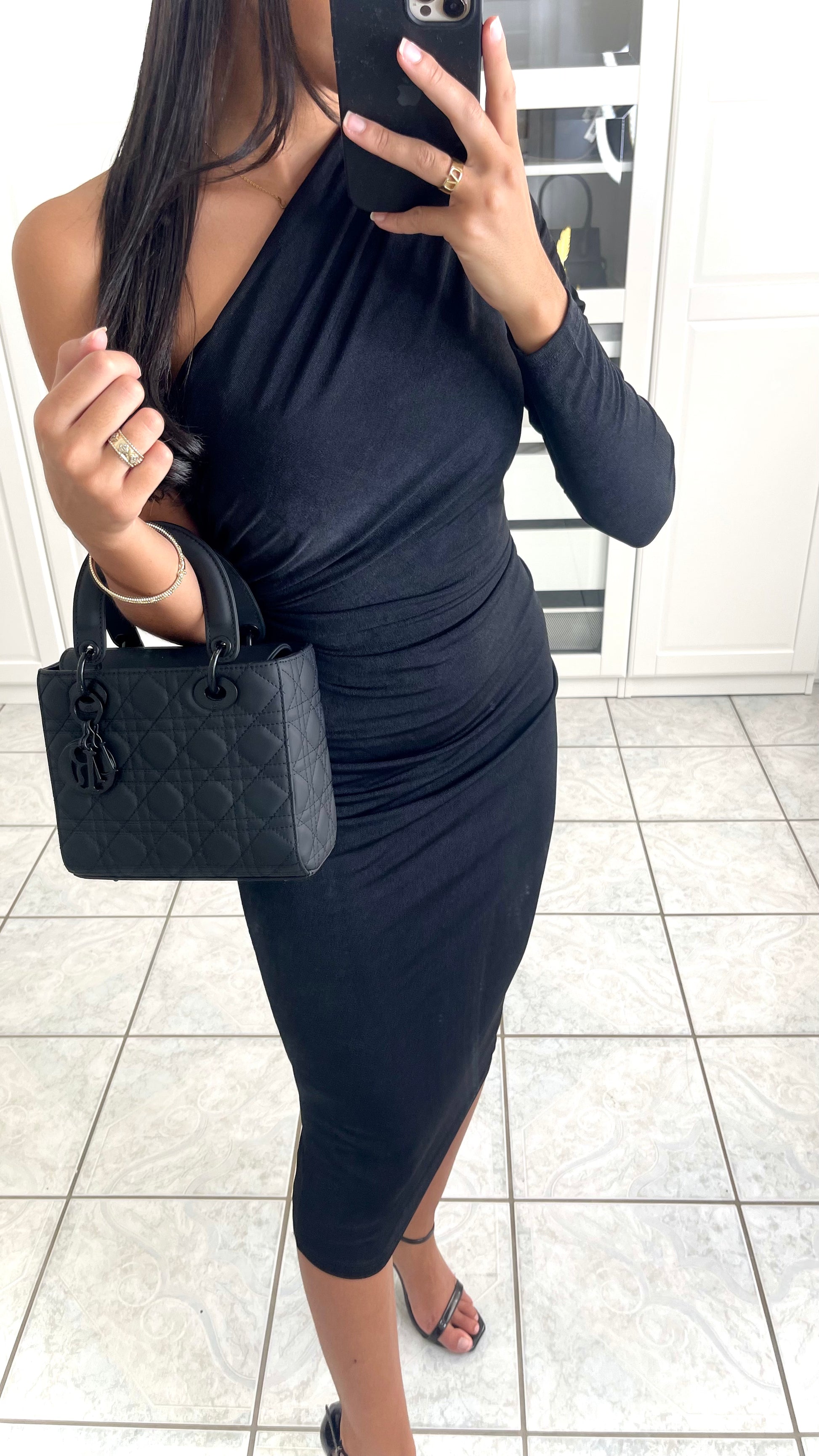 Robe asymétrique en tulle - SAÏRYS