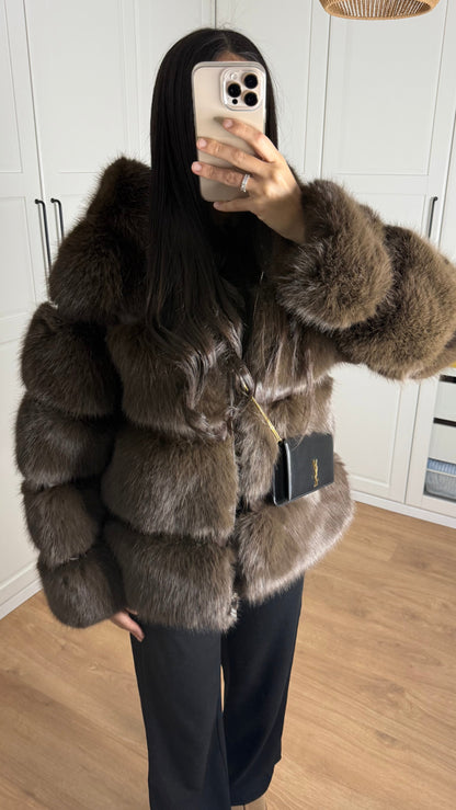 Fourrure à Zip Coffee SAÏRYS