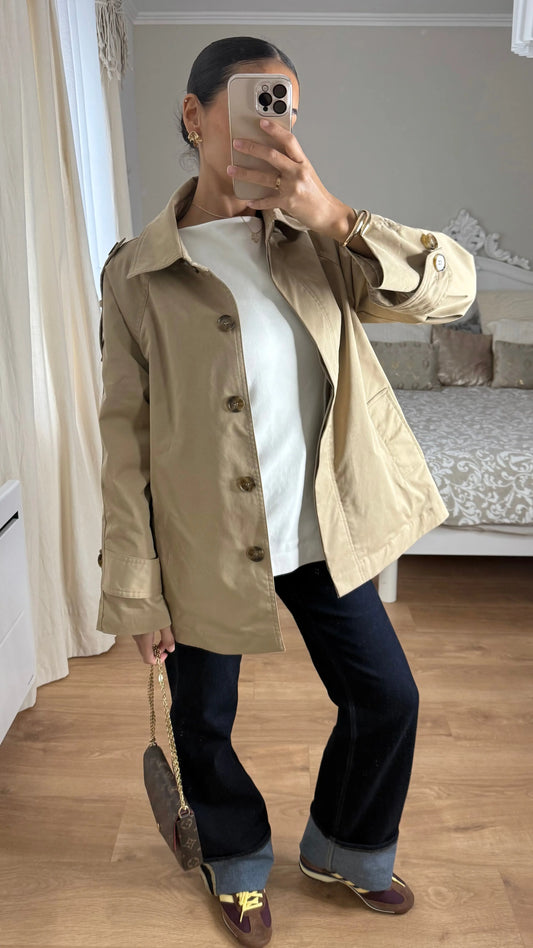 Trench court oversize camel SAÏRYS