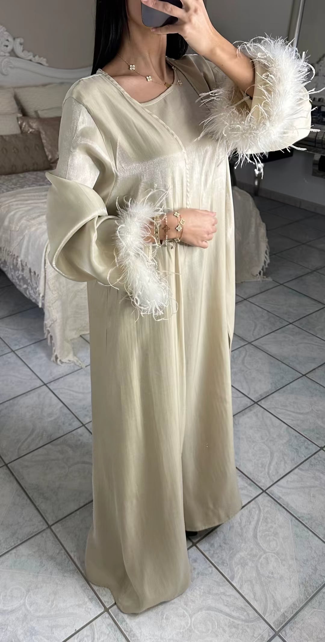 Kimono plume SAÏRYS