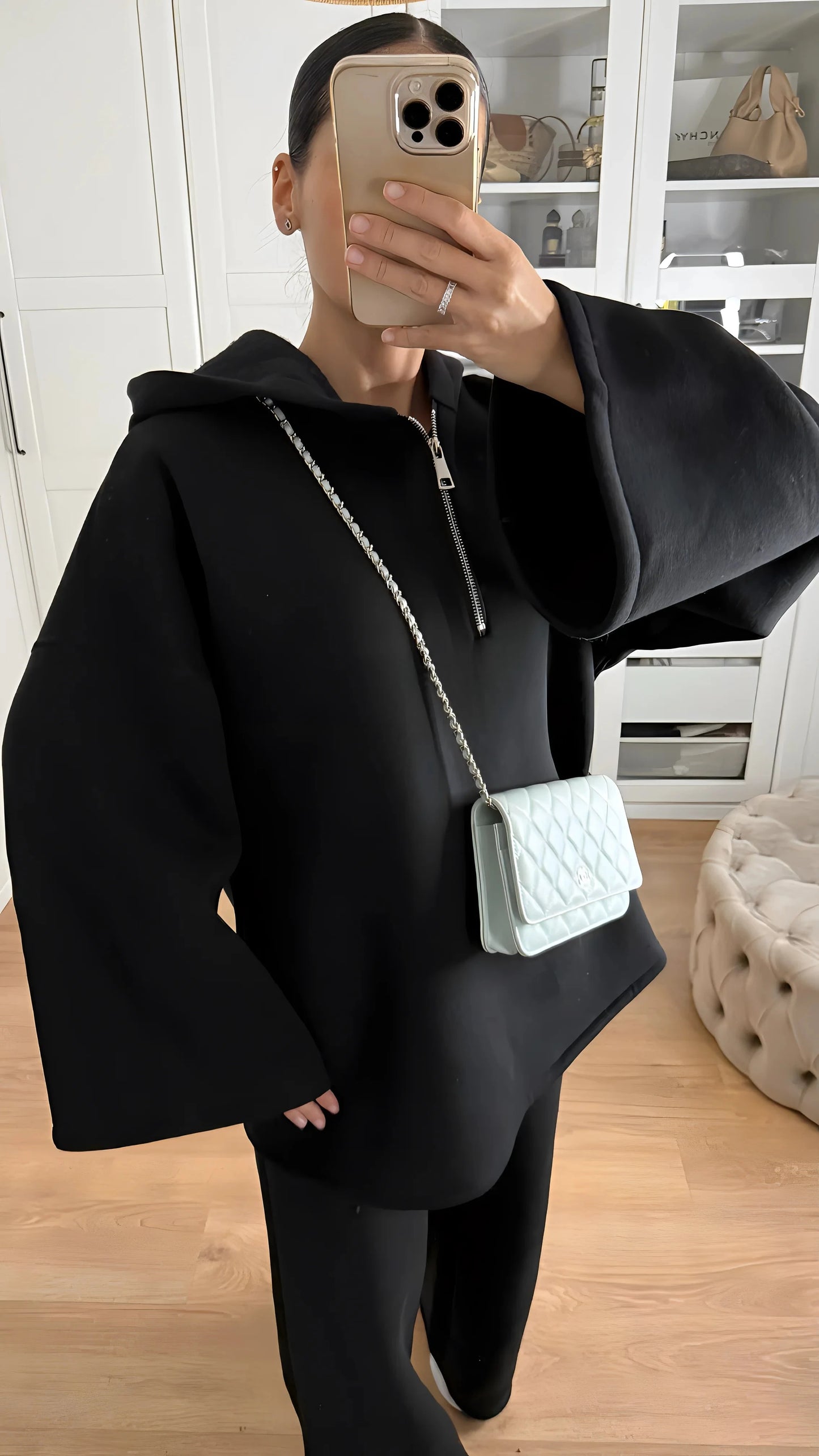 Ensemble Modeste à Capuche Noir SAÏRYS