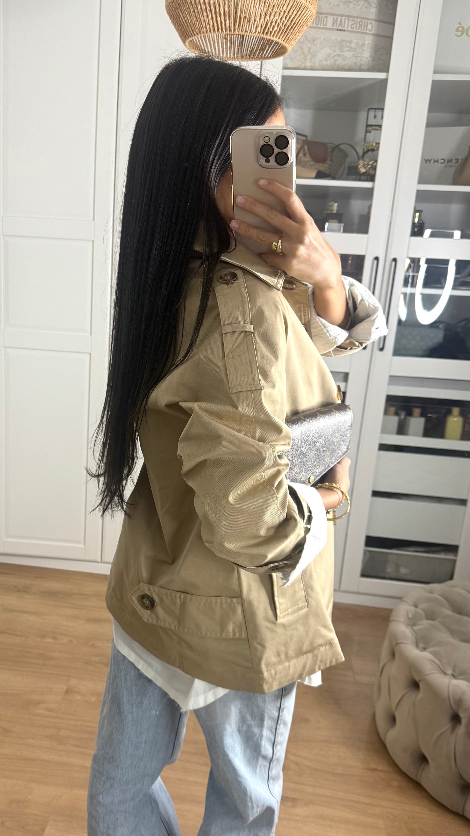 Trench court oversize camel SAÏRYS