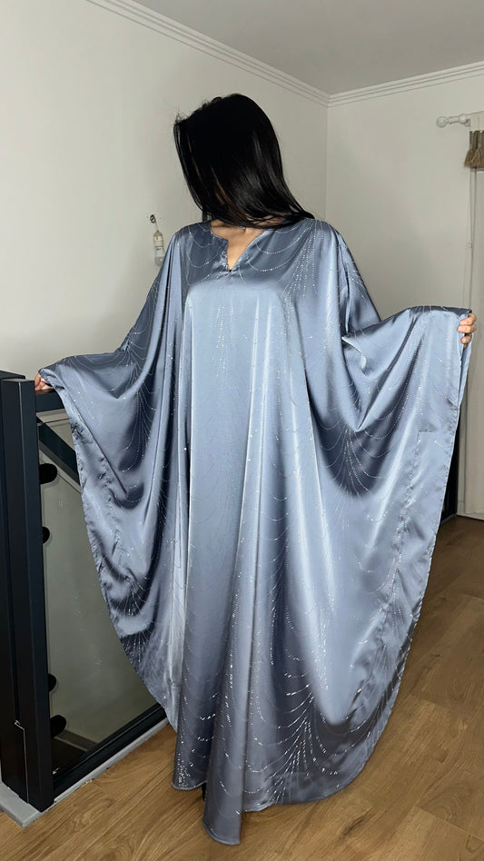 Abaya Nïya Bleu ciel SAÏRYS