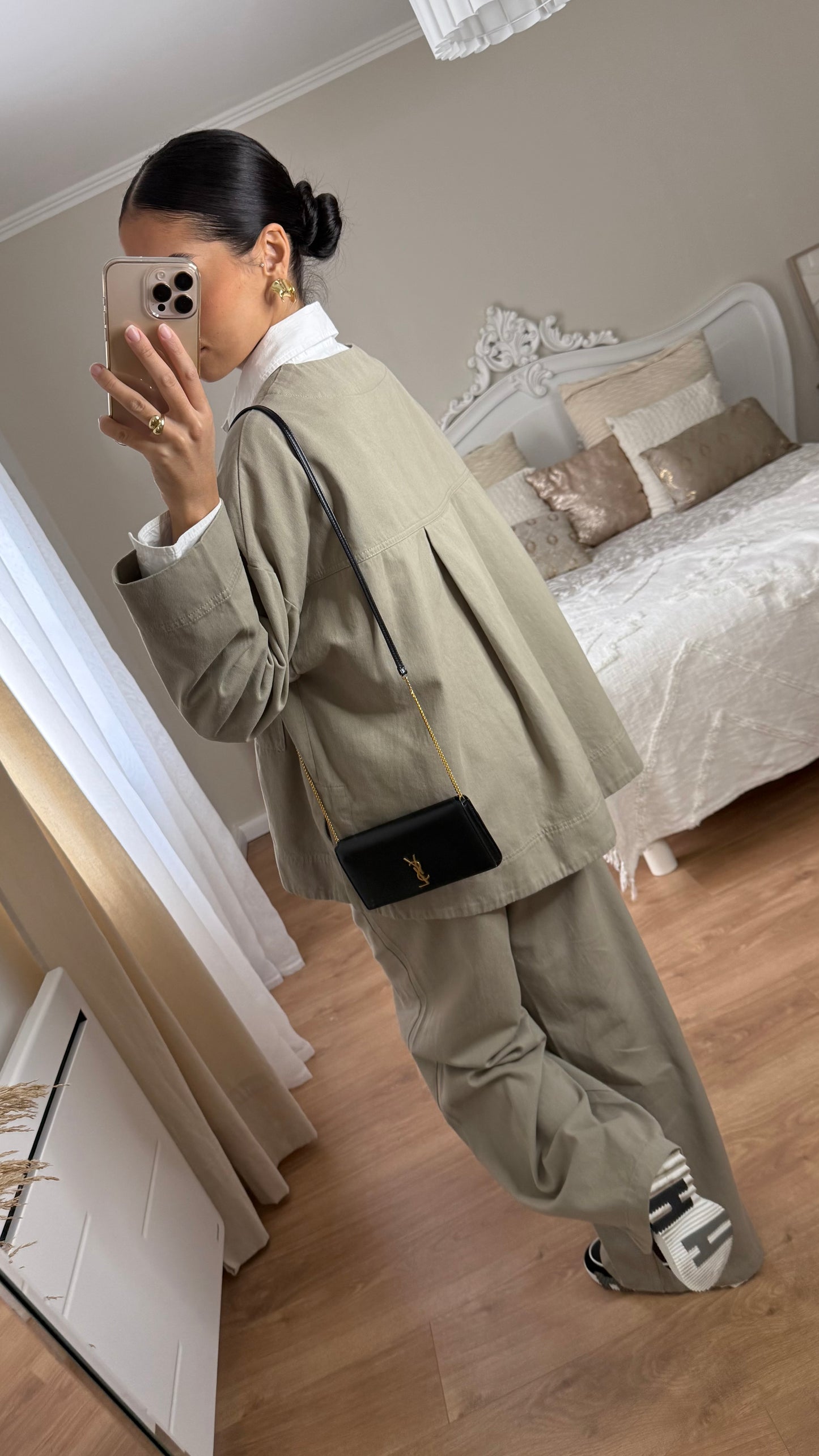 Ensemble structuré minimaliste Beige