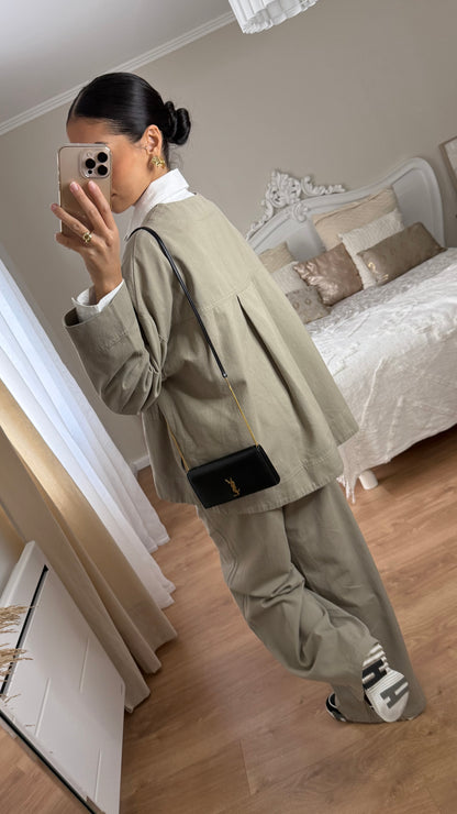 Ensemble structuré minimaliste Beige