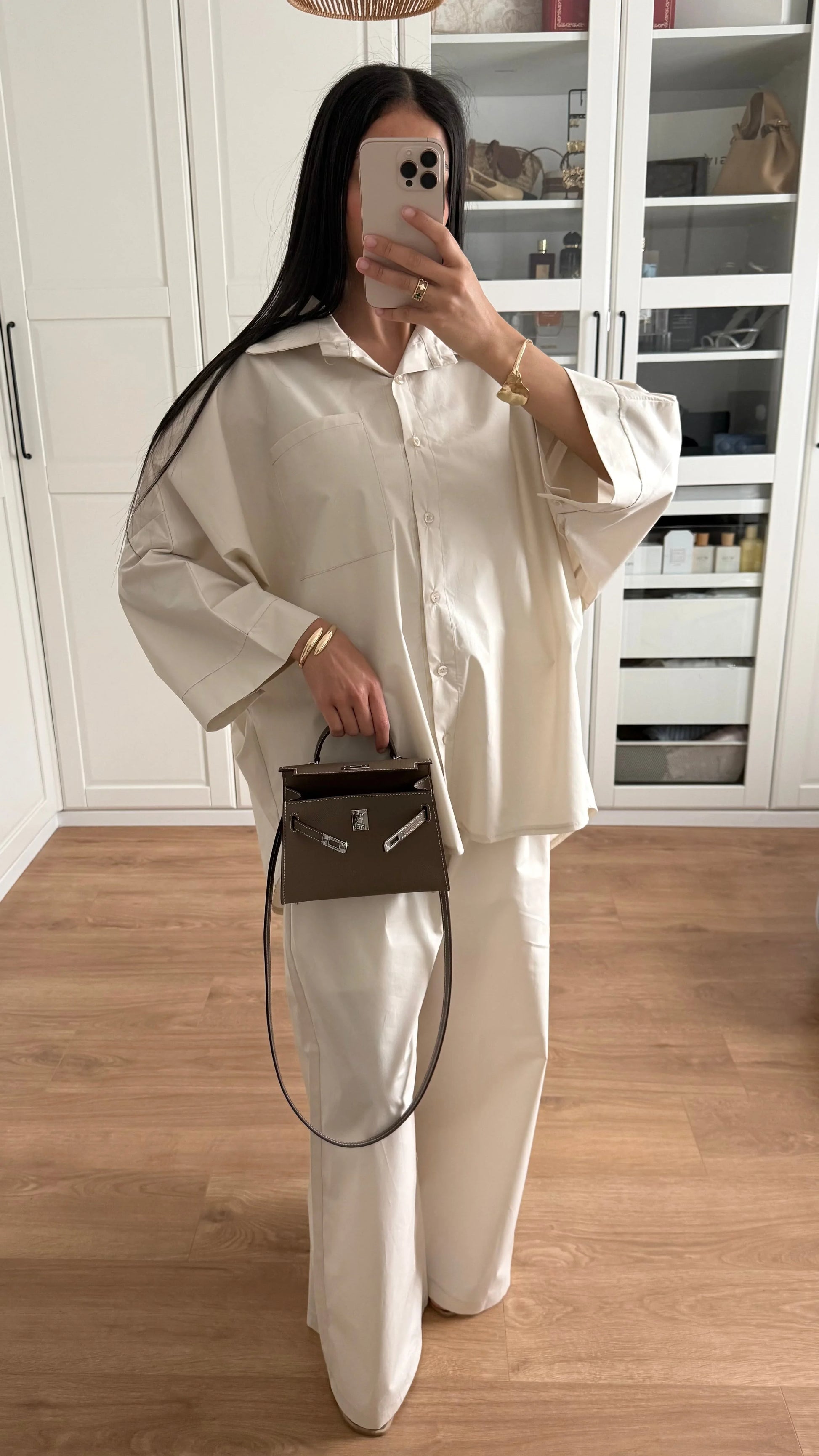 Ensemble Modest Oversize Crème - SAÏRYS