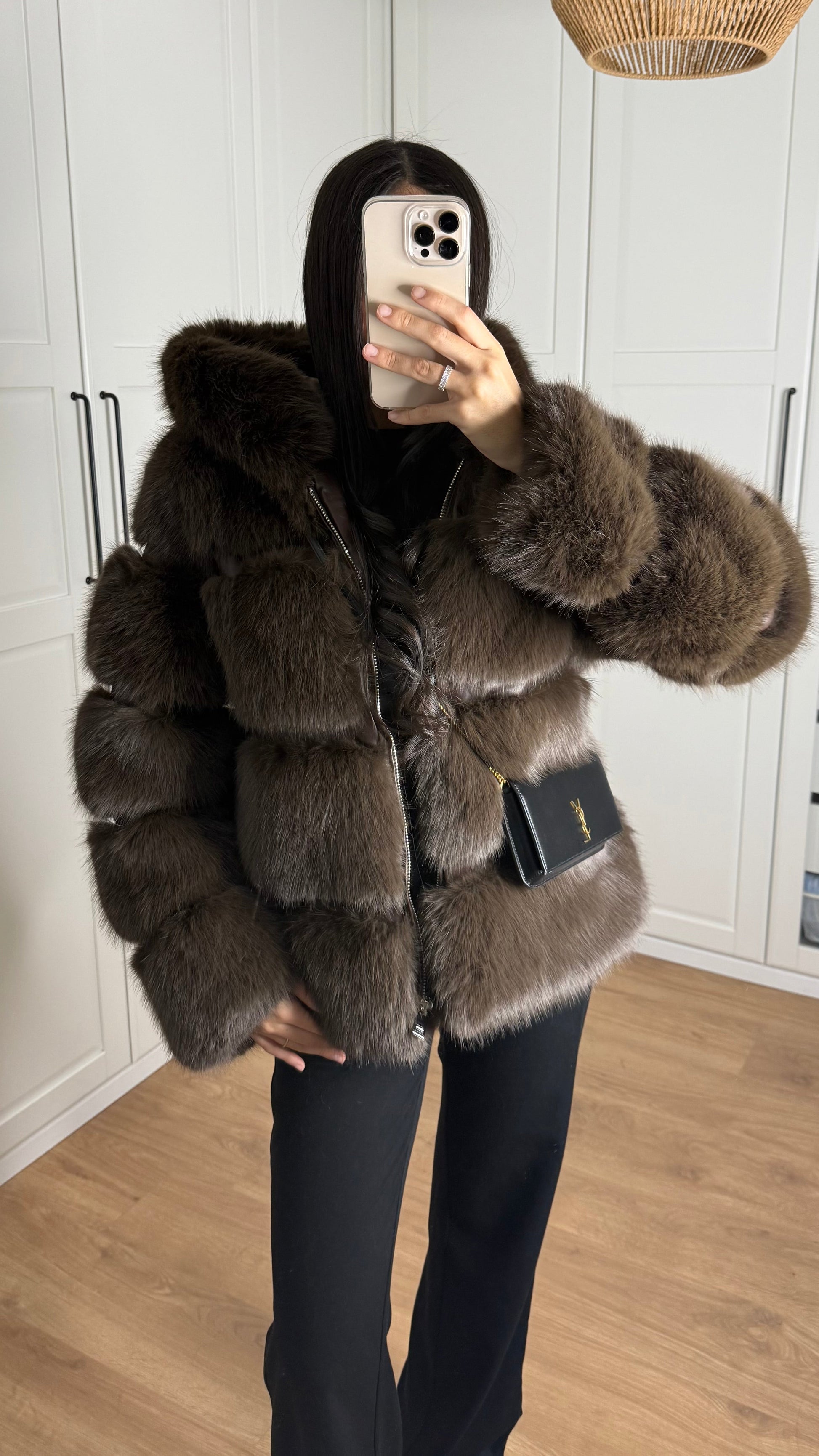 Fourrure à Zip Coffee SAÏRYS