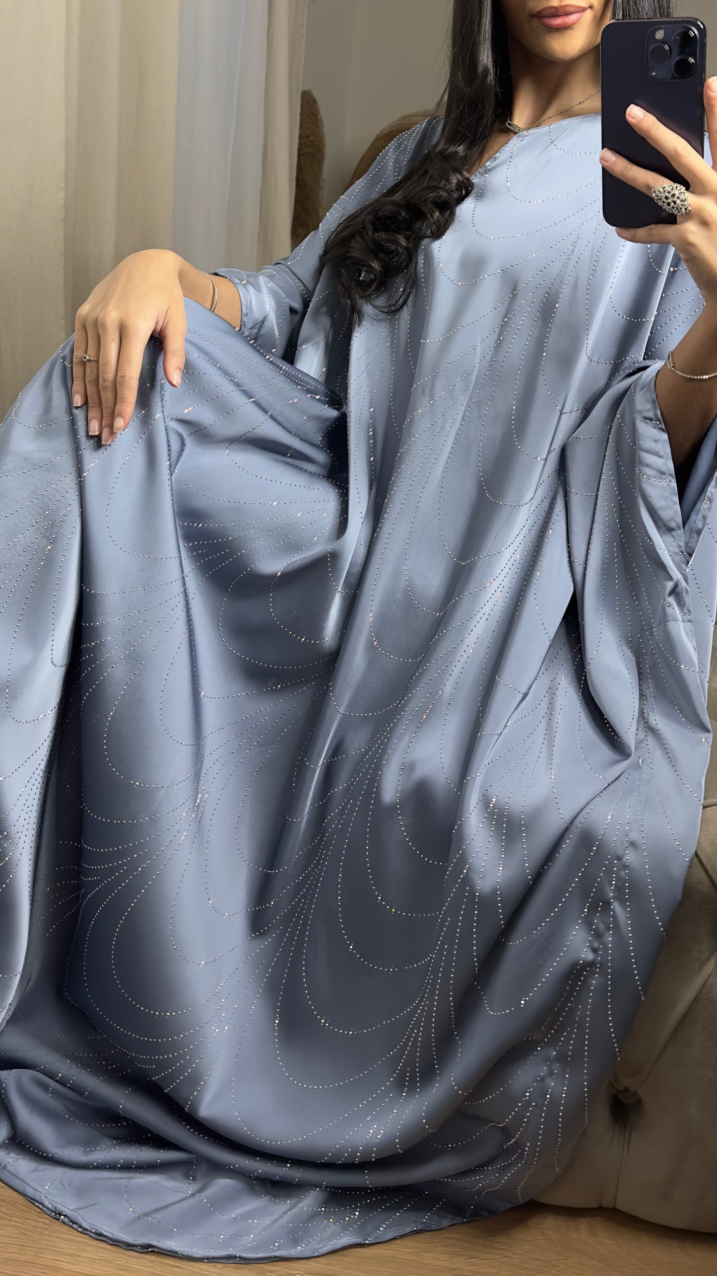 Abaya Nïya Bleu ciel