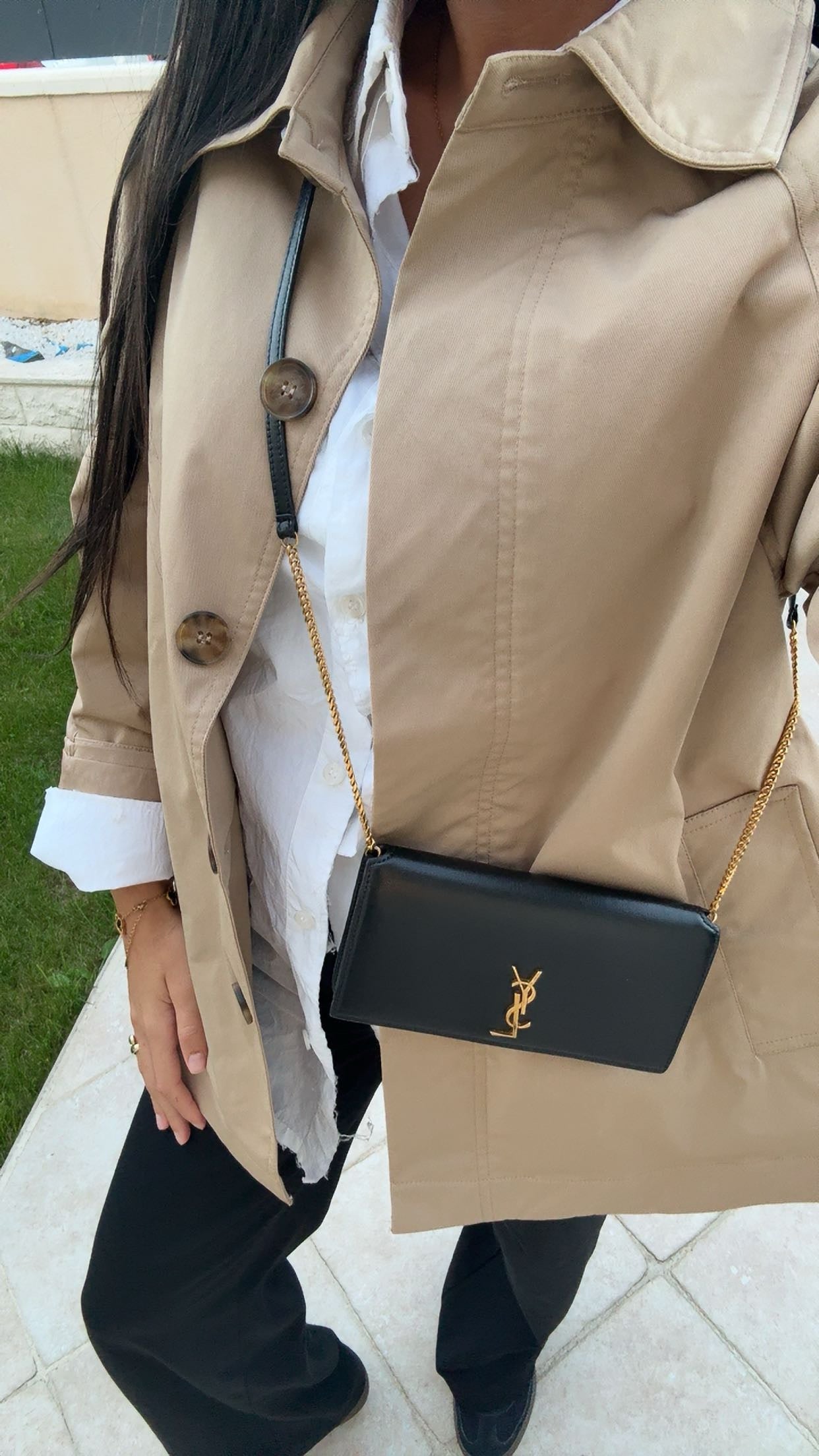 Trench court oversize camel SAÏRYS