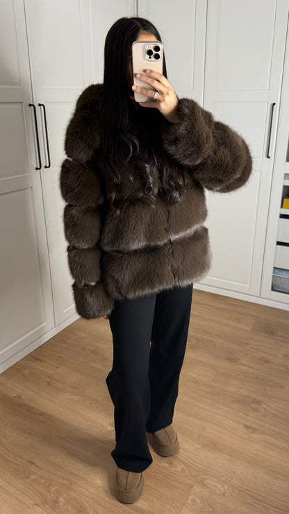 Fourrure à Zip Coffee SAÏRYS