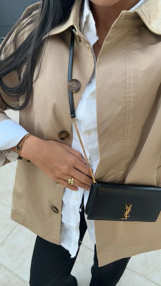 Trench court oversize camel SAÏRYS