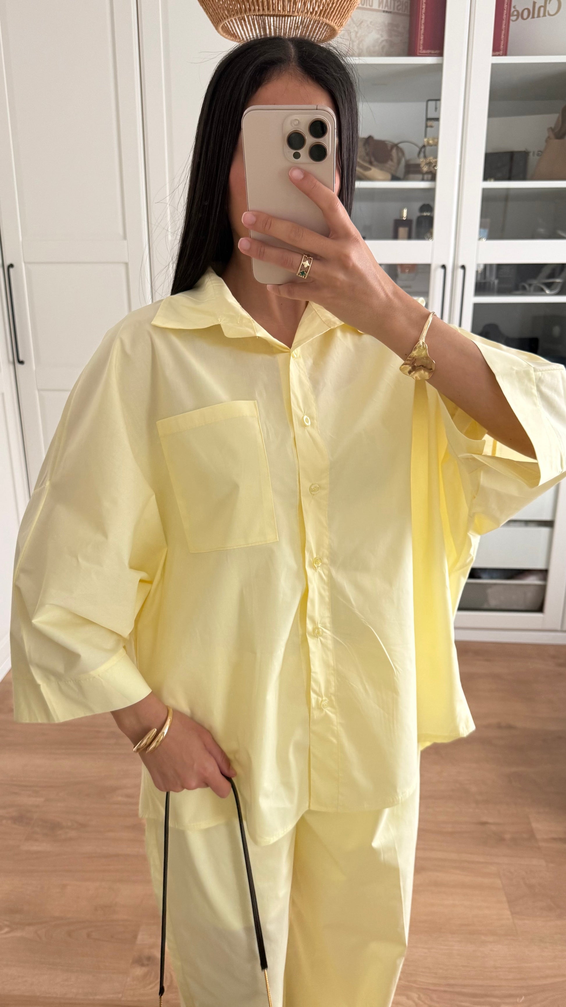 Ensemble Modest Oversize Jaune SAÏRYS