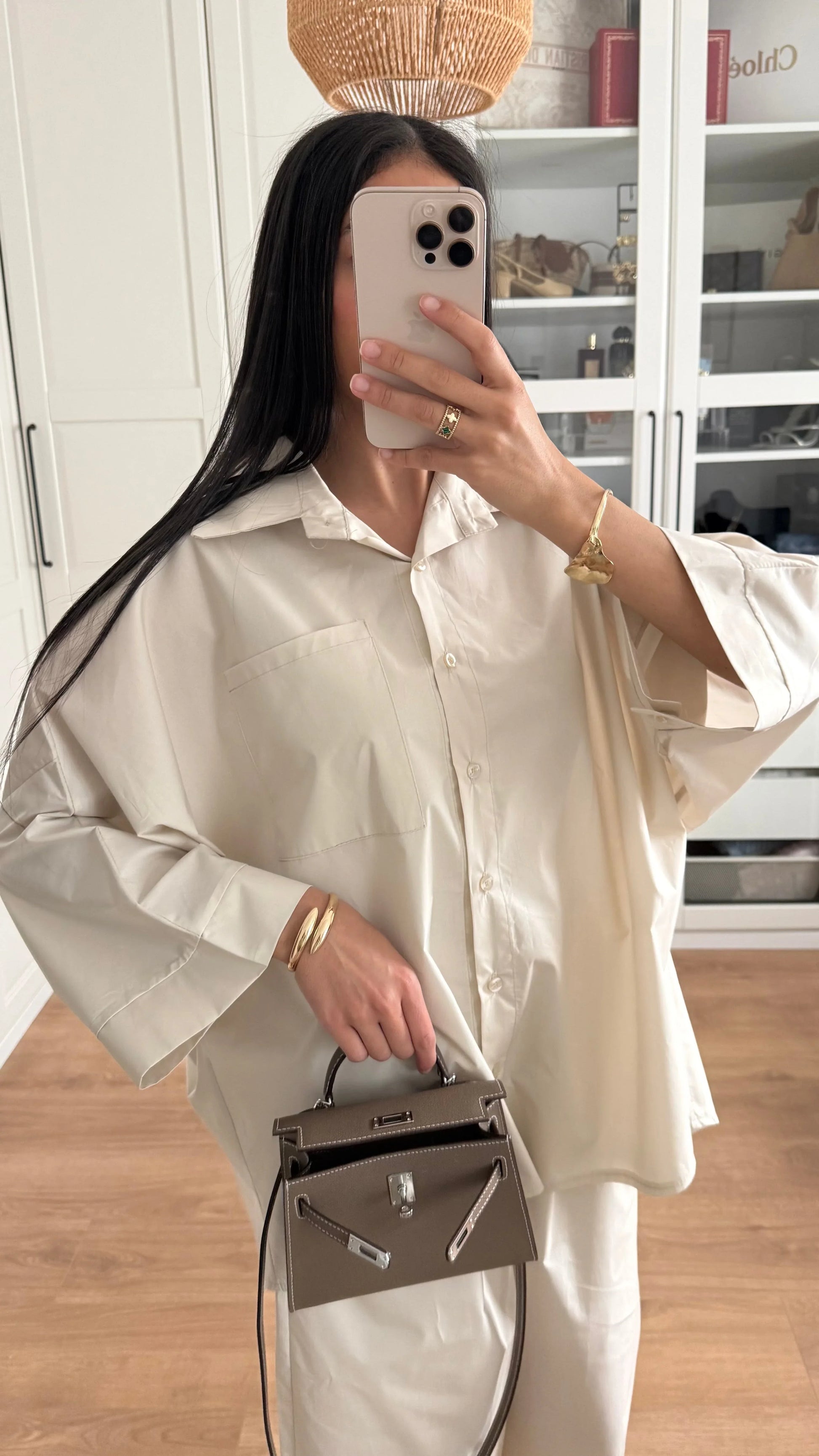 Ensemble Modest Oversize Crème - SAÏRYS