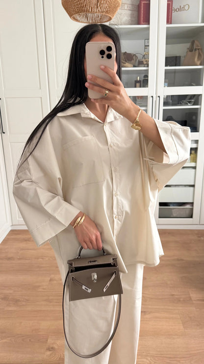 Ensemble Modest Oversize Crème - SAÏRYS