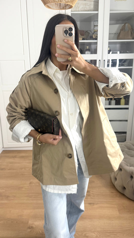Trench court oversize camel SAÏRYS