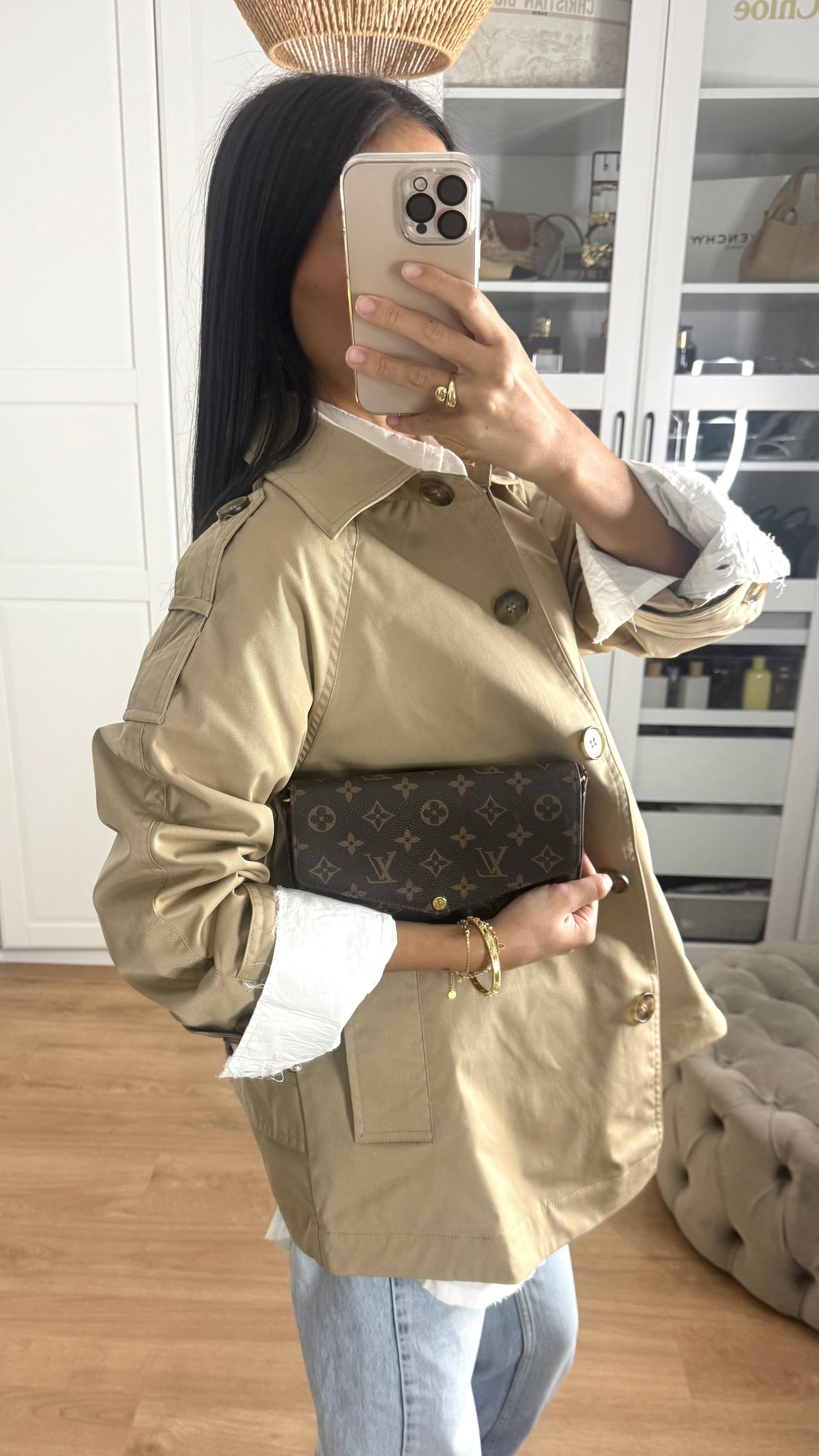 Trench court oversize camel SAÏRYS