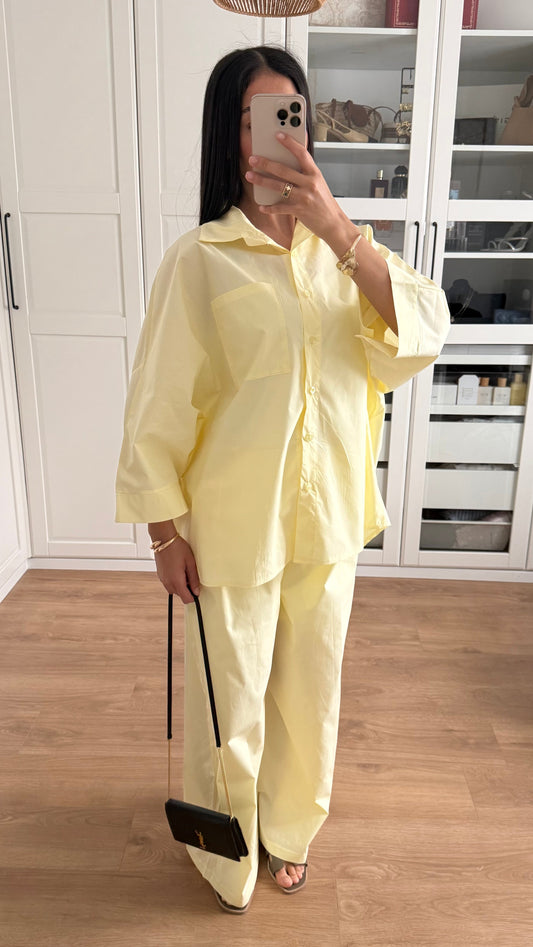 Ensemble Modest Oversize Jaune SAÏRYS