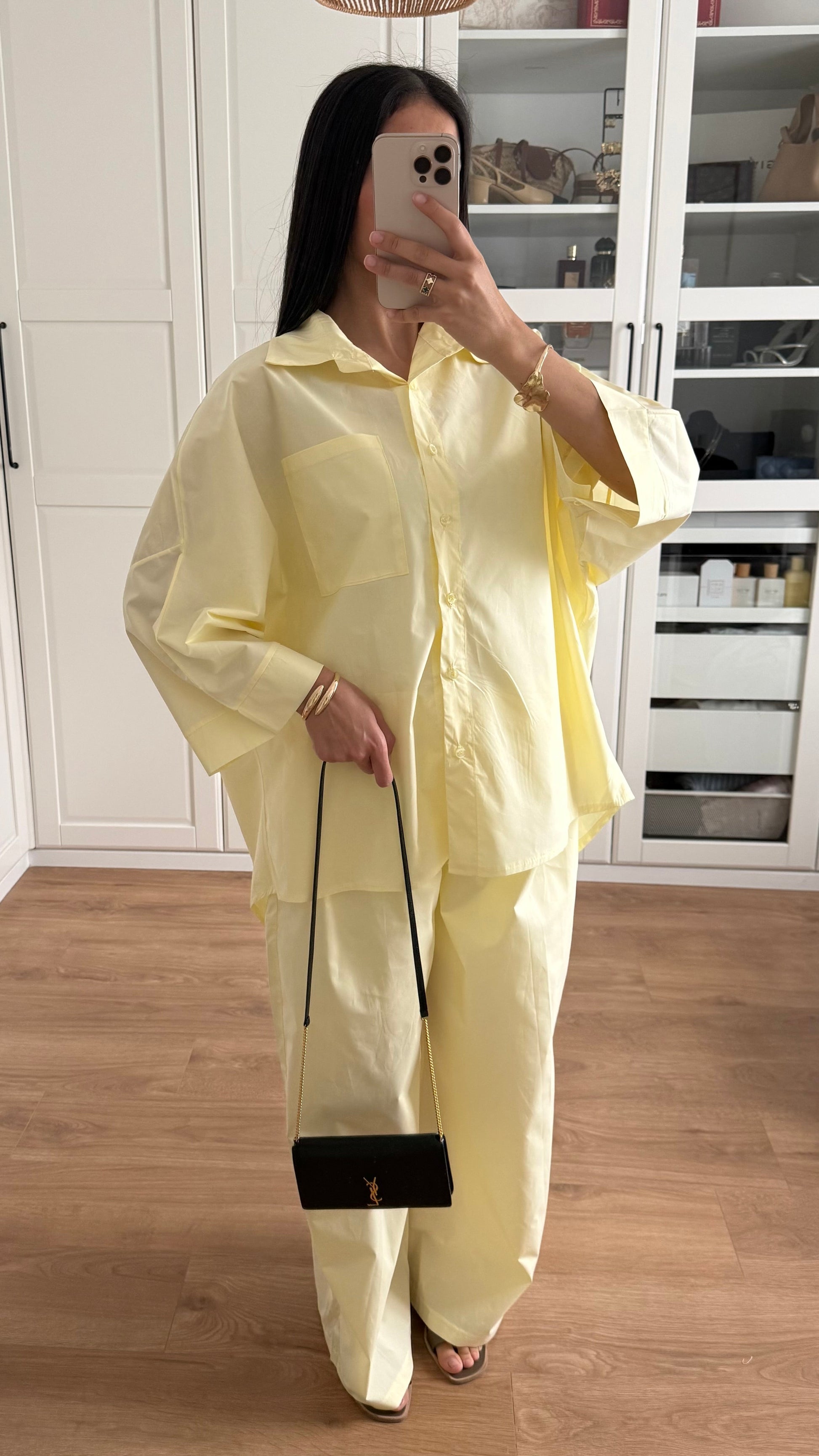 Ensemble Modest Oversize Jaune SAÏRYS