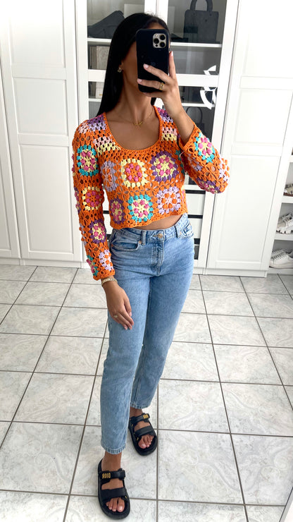 Haut en crochet