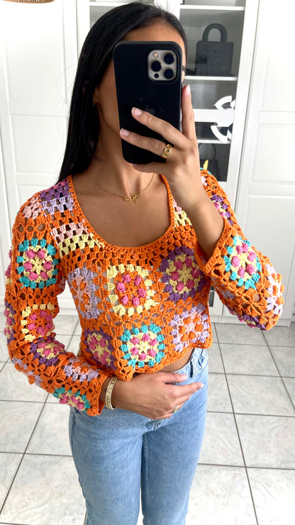 Haut en crochet